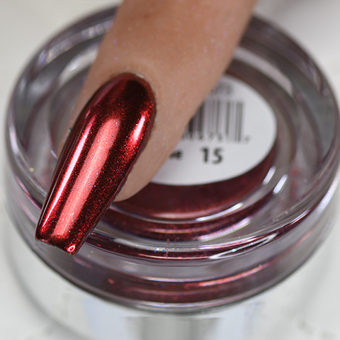 Red Chrome Nails  Red chrome nails, Chrome nails, Red nails