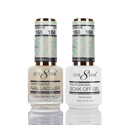 Cre8tion Matching Color Gel & Nail Lacquer 168 Lux And Fabulous