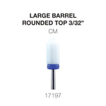 Cre8tion Ceramic Large Barrel - Rounded Top - 3/32"
