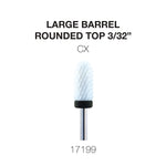 Cre8tion Ceramic Large Barrel - Rounded Top - 3/32"