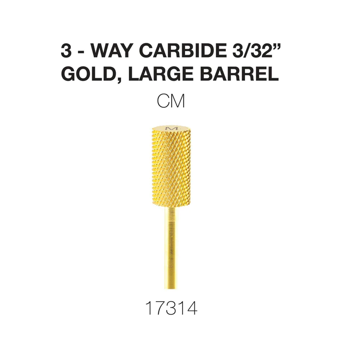 Cre8tion - Carbide Gold - Large - 3/32" - 3-Way