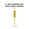 Cre8tion - Carbide Gold - Small - 3/32" - 3-Way