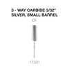 Cre8tion - Carbide Silver - Small - 3/32" - 3-Way