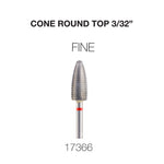 Cre8tion - Cone Round Top - Nail Filing Bit - 3/32"
