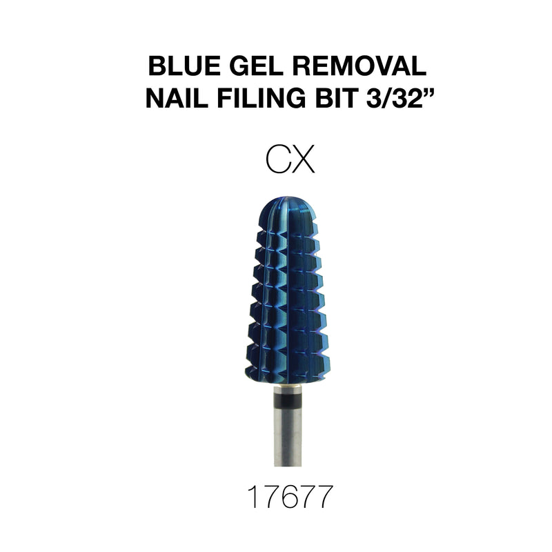 Cre8tion - Blue Gel Removal - Nail Filing Bit - 3/32"