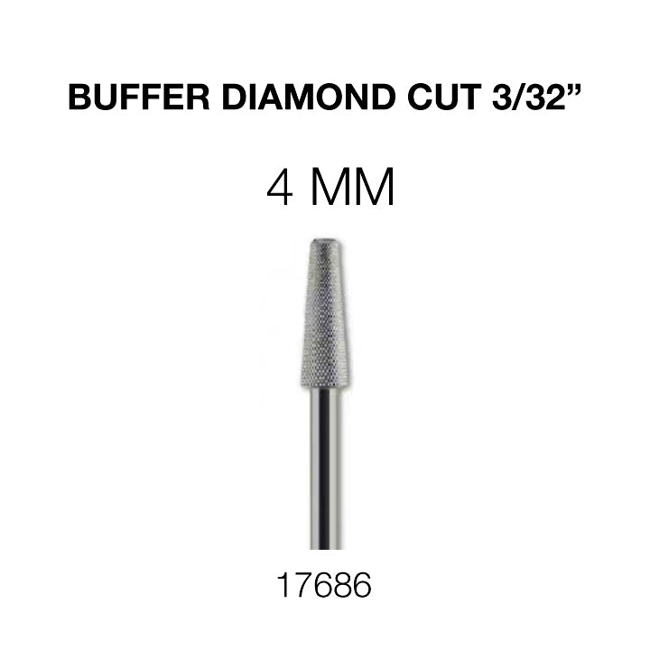 Cre8tion - Buffer Diamond Cut Nail Filling Bit - 3/32”