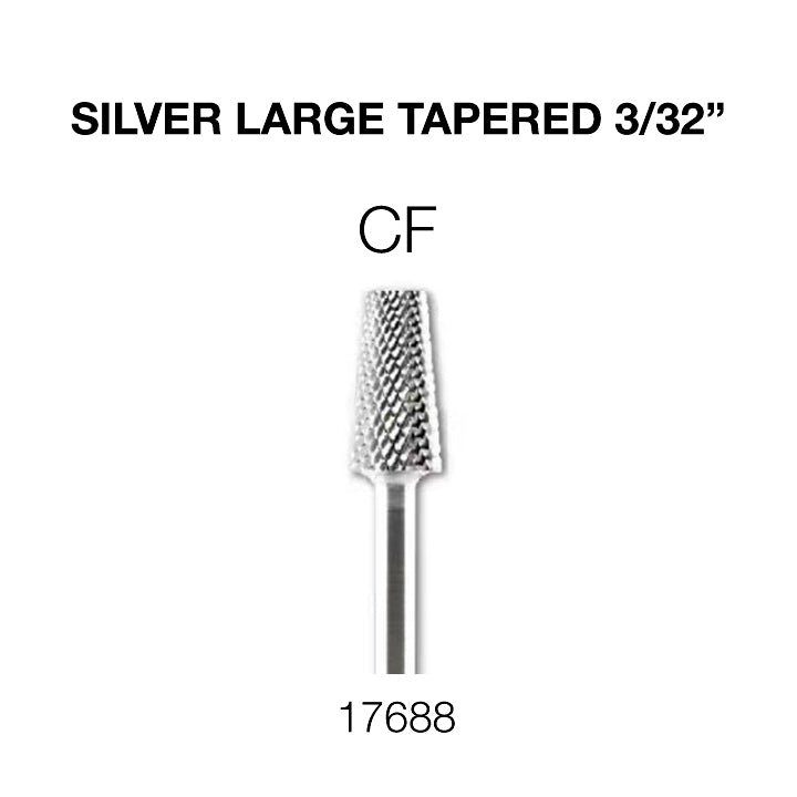 Cre8tion - Silver Carbide - Small Tapered - 3/32" - CF