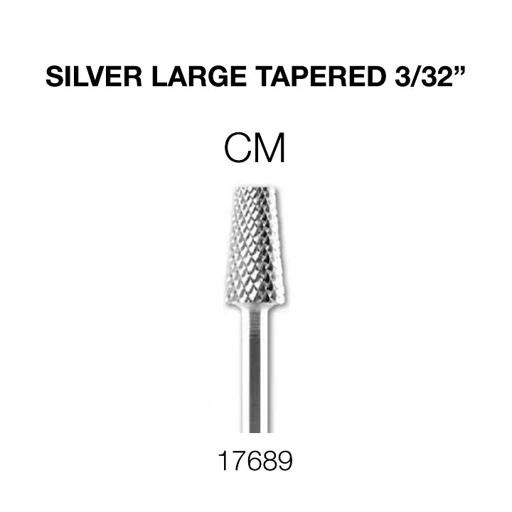 Cre8tion - Silver Carbide - Small Tapered - 3/32"-CM