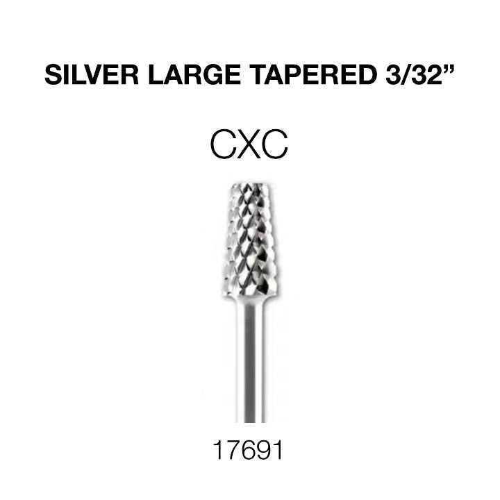 Cre8tion - Silver Carbide - Small Tapered - 3/32"-CXC
