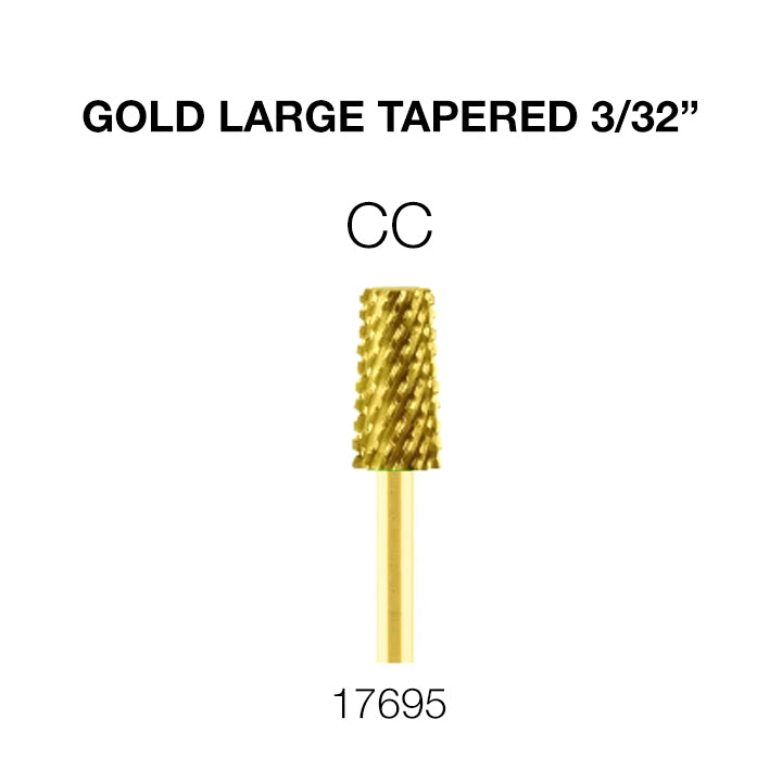 Cre8tion - Gold Carbide - Large Tapered - 3/32"-CC