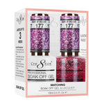 Cre8tion Matching Color Gel & Nail Lacquer 177 Night of Delight