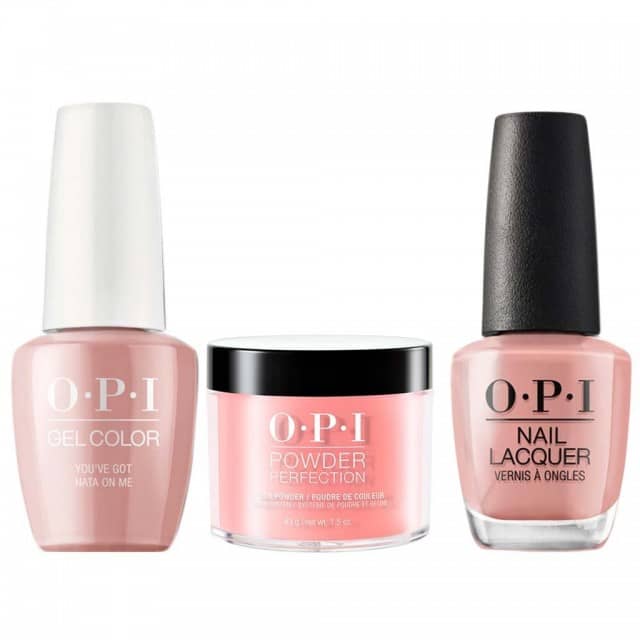 OPI COMBO 3 in 1 Matching - GCL17-NLL17-DPL17 You've Got Nata On Me