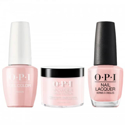 OPI COMBO 3 in 1 Matching - GCH19A-NLH19-DPH19 Passion