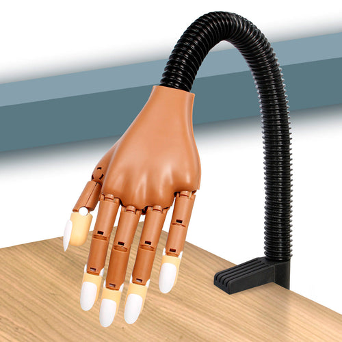 Cre8tion Flexible Tabletop Jointed Practice Hand with Long Clamp (NEW VERSION)