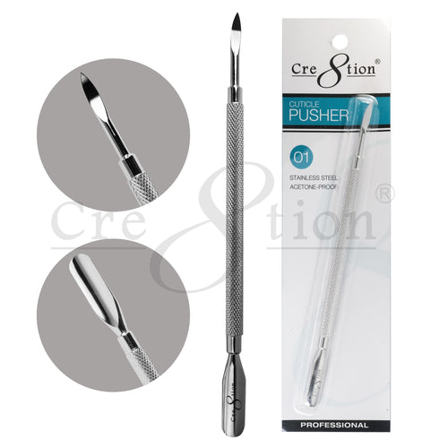Cre8tion - Stainless Steel Cuticle Pusher P01