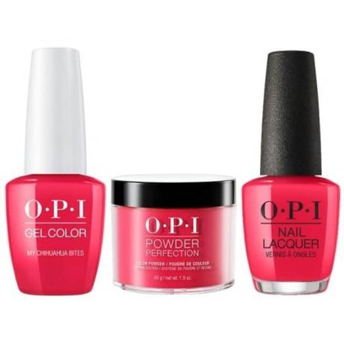 OPI COMBO 3 in 1 Matching - GCM21A-NLM21-DPM21 My Chihuahua Bites!
