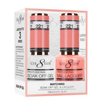 Cre8tion Matching Color Gel & Nail Lacquer 221 CALIFORNIA WISHING