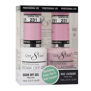 Cre8tion Matching Color Gel & Nail Lacquer 231 CENTRAL PARKCre8tion Matching Color Gel & Nail Lacquer 231 CENTRAL PARK