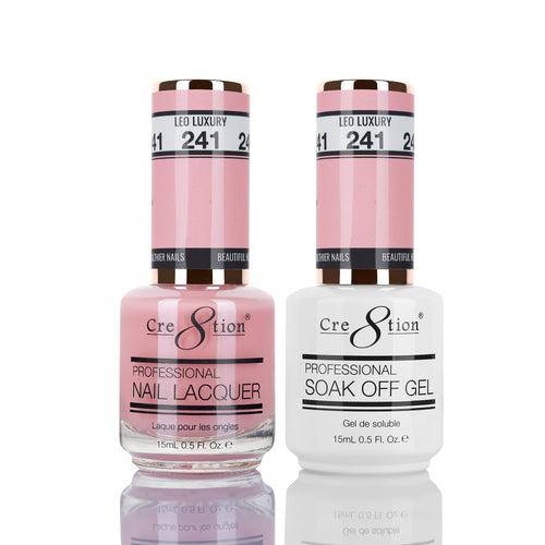 Cre8tion Matching Color Gel & Nail Lacquer 241 LEO LUXURY