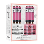 Cre8tion Matching Color Gel & Nail Lacquer 247 TEA PARTY