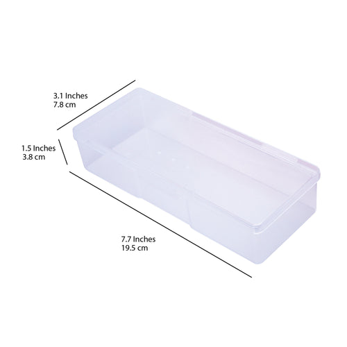 Cre8tion Small Plastic Storage Box without Tray Size 7.9*4.7*4.1 inche –  Skylark Nail Supply