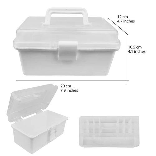 Cre8tion Small Plastic Storage Box Size