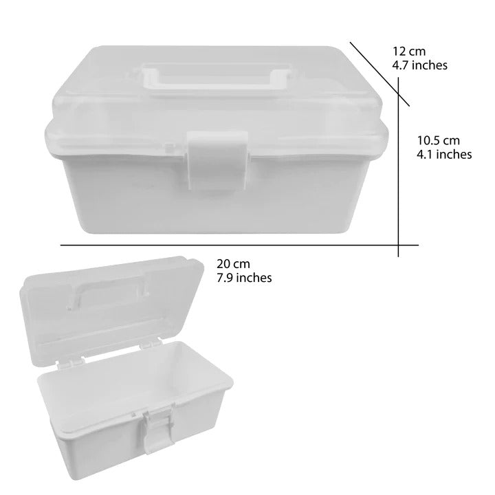 Cre8tion Small Plastic Storage Box without Tray Size 20*12*10.5cm