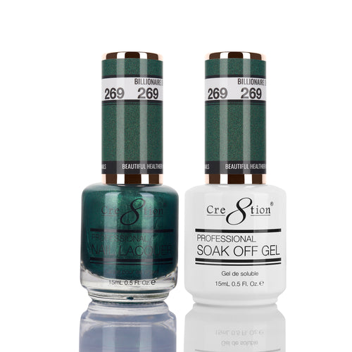 Cre8tion Matching Color Gel & Nail Lacquer 269 BILLIONAIRE DREAM