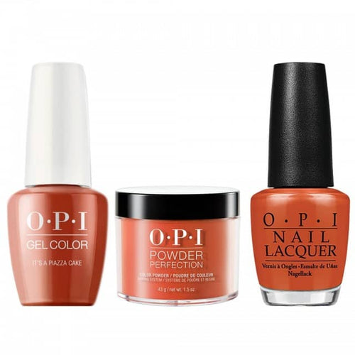 OPI COMBO 3 in 1 Matching - GCV26A-NLV26-DPV26 It's a Piazza Cake