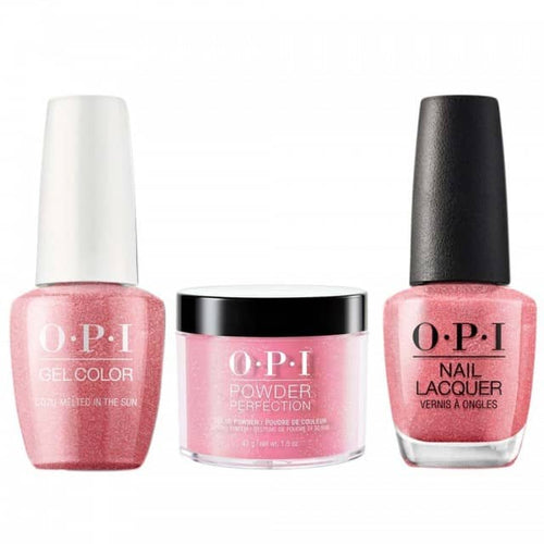 OPI COMBO 3 in 1 Matching - GCM27A-NLM27-DPM27 Cozu-melted in the Sun