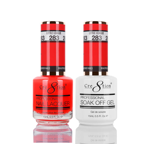 Cre8tion Matching Color Gel & Nail Lacquer 283 LITTLE LEAGUE