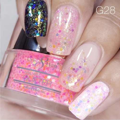 Cre8tion Nail Art Glitter 0.5oz - HERE’S THE SPRING AGAIN Collection (See List)