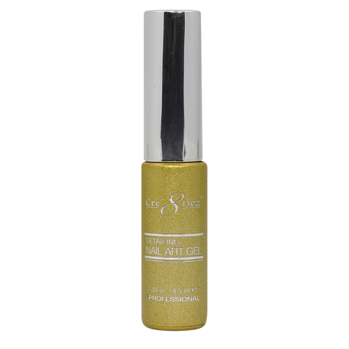Cre8tion Detailing Nail Art Gel 31 Gold Platinum 2