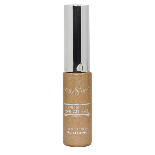 Cre8tion Detailing Nail Art Gel 33 Gold Platinum 4