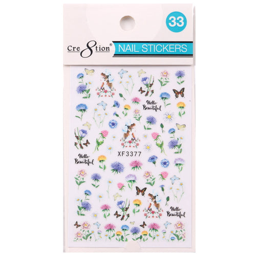 Coming Soon - Cre8tion 3D Nail Art Sticker Flower 33