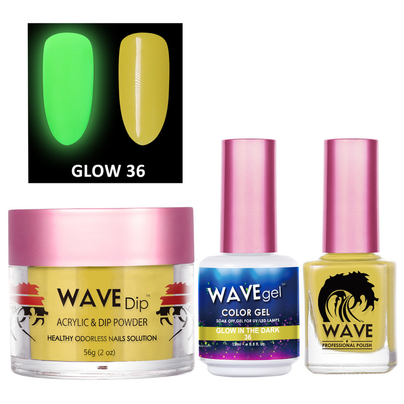 Wavegel Matching Color - New Glow in The Dark - 36