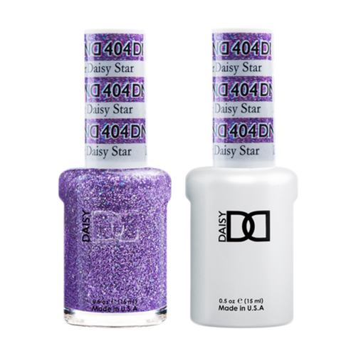 Daisy DND - Gel & Lacquer Duo - 404 Lavender Daisy Star