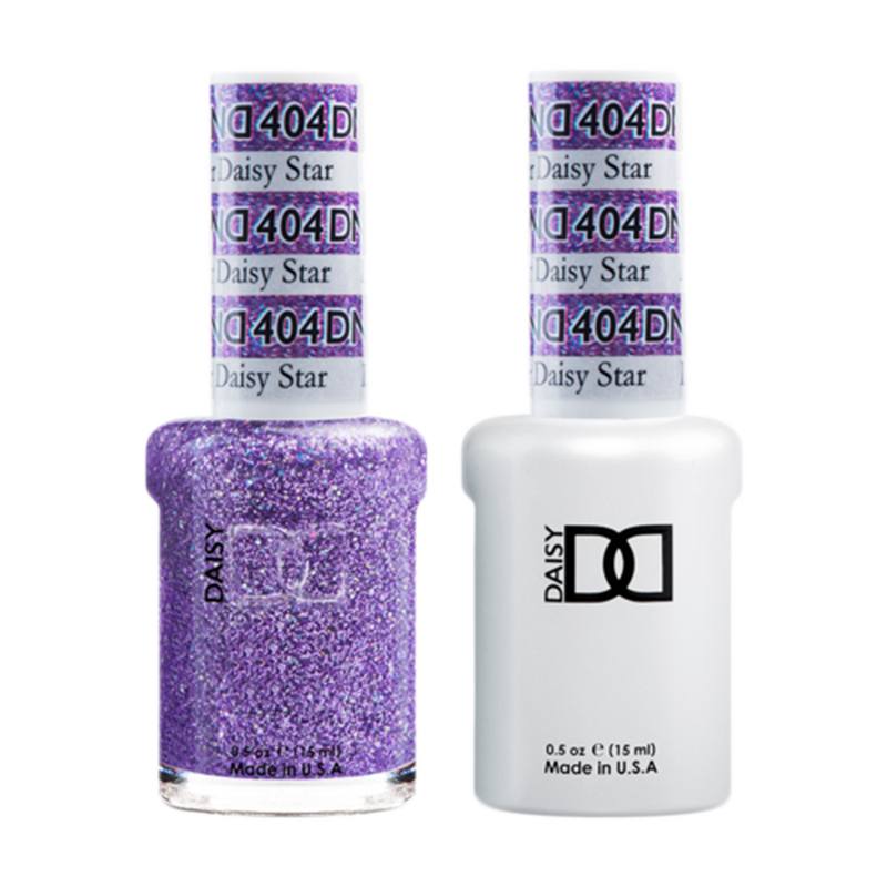 Daisy DND - Gel & Lacquer Duo - 404 Lavender Daisy Star