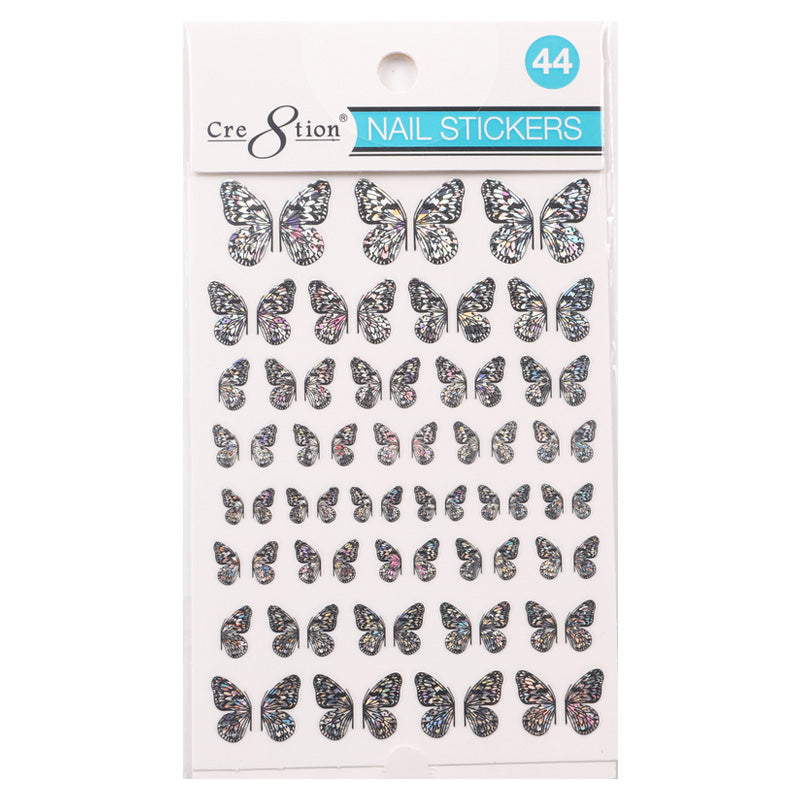 Cre8tion 3D Nail Art Sticker Butterfly 44