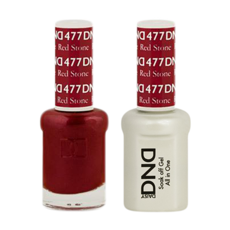 Daisy DND - Gel & Lacquer Duo - 477 Red Stone