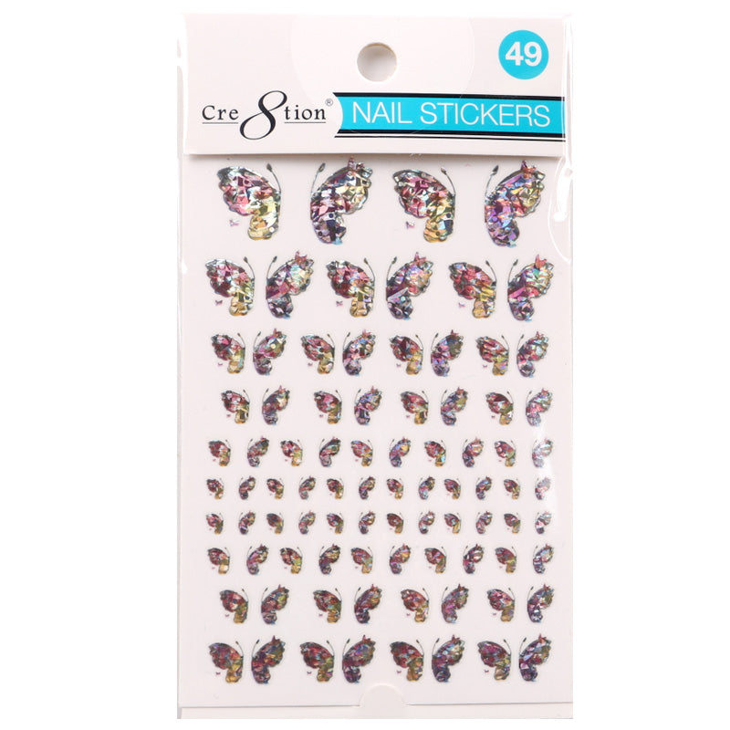 Cre8tion Nail Art Sticker Butterfly 49