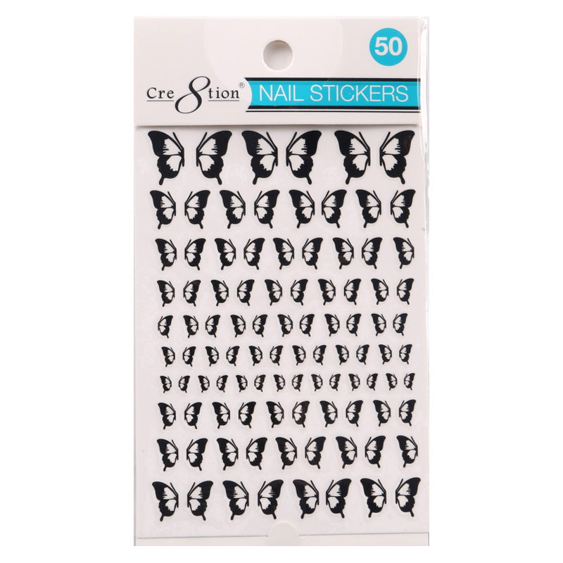 Cre8tion Nail Art Sticker Butterfly 50
