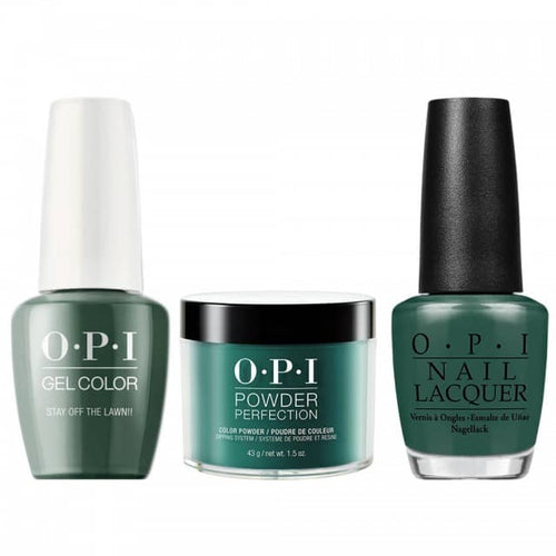 OPI COMBO 3 in 1 Matching - GCW54A-NLW54-DPW54 Stay Off the Lawn!