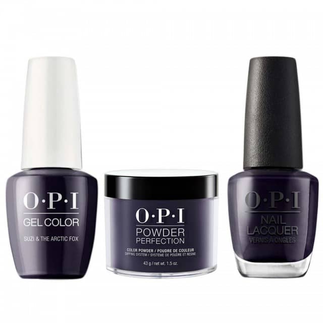 OPI COMBO 3 in 1 Matching - GCI56-NLI56-DPI56 Suzi & the Arctic Fox