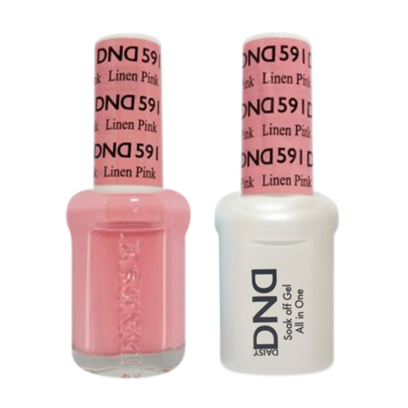 Daisy DND - Gel & Lacquer Duo - 591 Linen Pink