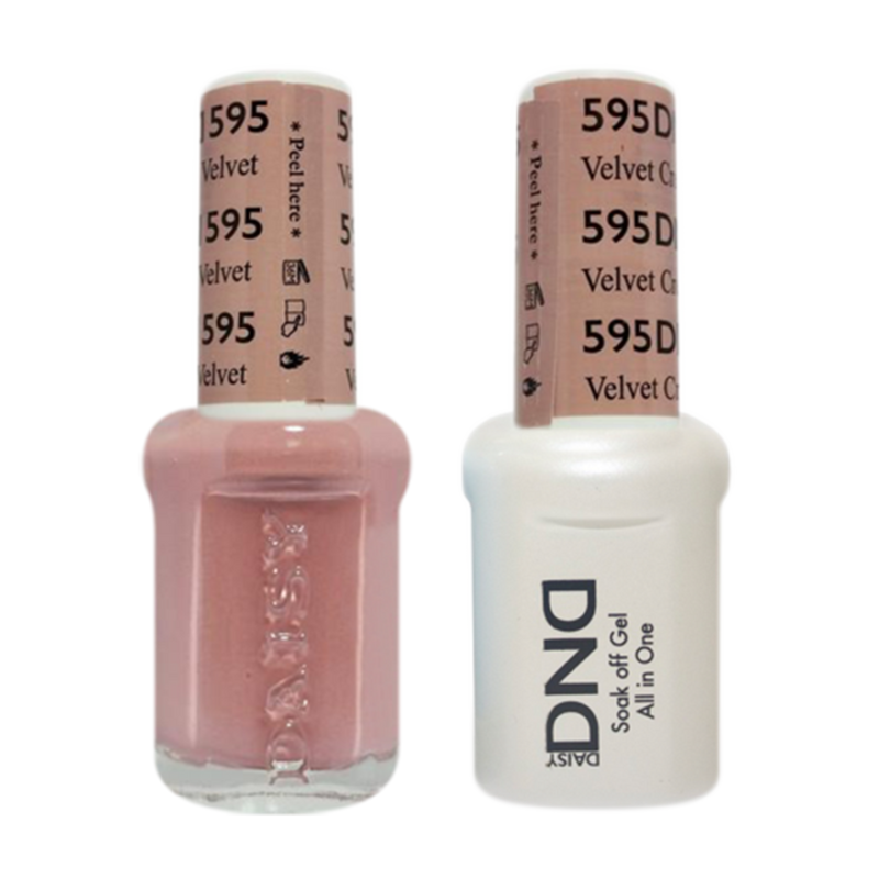 Daisy DND - Gel & Lacquer Duo - 595 Velvet Cream