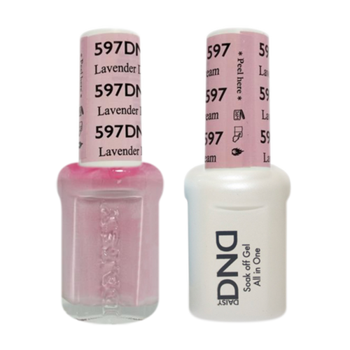 Daisy DND - Gel & Lacquer Duo - 597 Lavender Cream