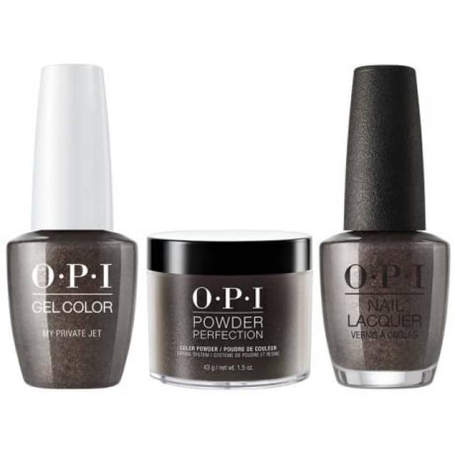 OPI COMBO 3 in 1 Matching - GCB59A-NLB59-DPB59 My Private Jet