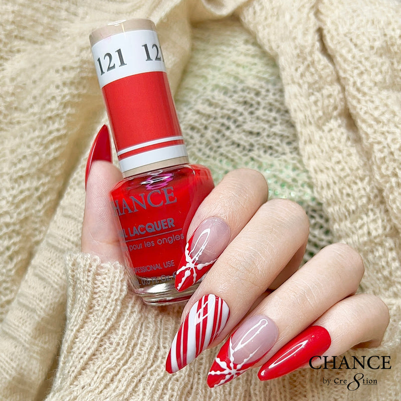 Chance Gel/Lacquer Duo Full Set - 36 Colors "Roses are Red" Collection - Color #109 - #144 - $5.50/each - Free 1 Color Chart