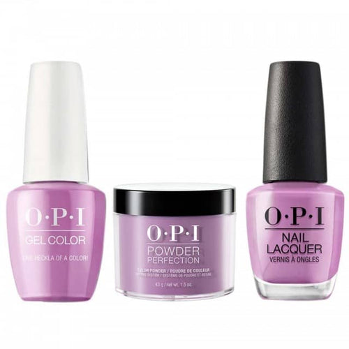 OPI COMBO 3 in 1 Matching - GCI62-NLI62-DPI62 One Heckla of a Color!